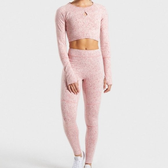 Gymshark Pants - GymShark Fleur Texture Leggings